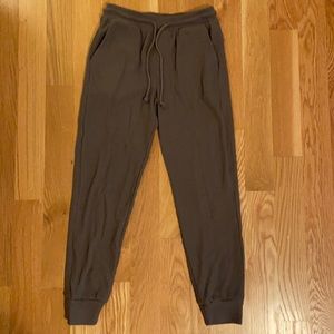 Francisco Waffle Texture Jogger Olive Green